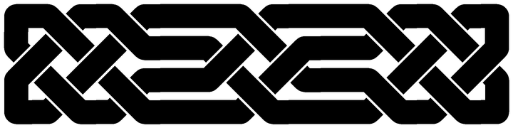An example Celtic knot, drawn programmatically