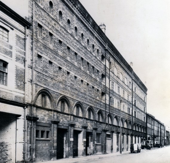 Grain store built on Cheapside Street (Anderston, Glasgow) in 1892-3