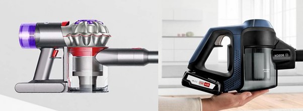 Dyson and Bosch cordless vacuum cleaners