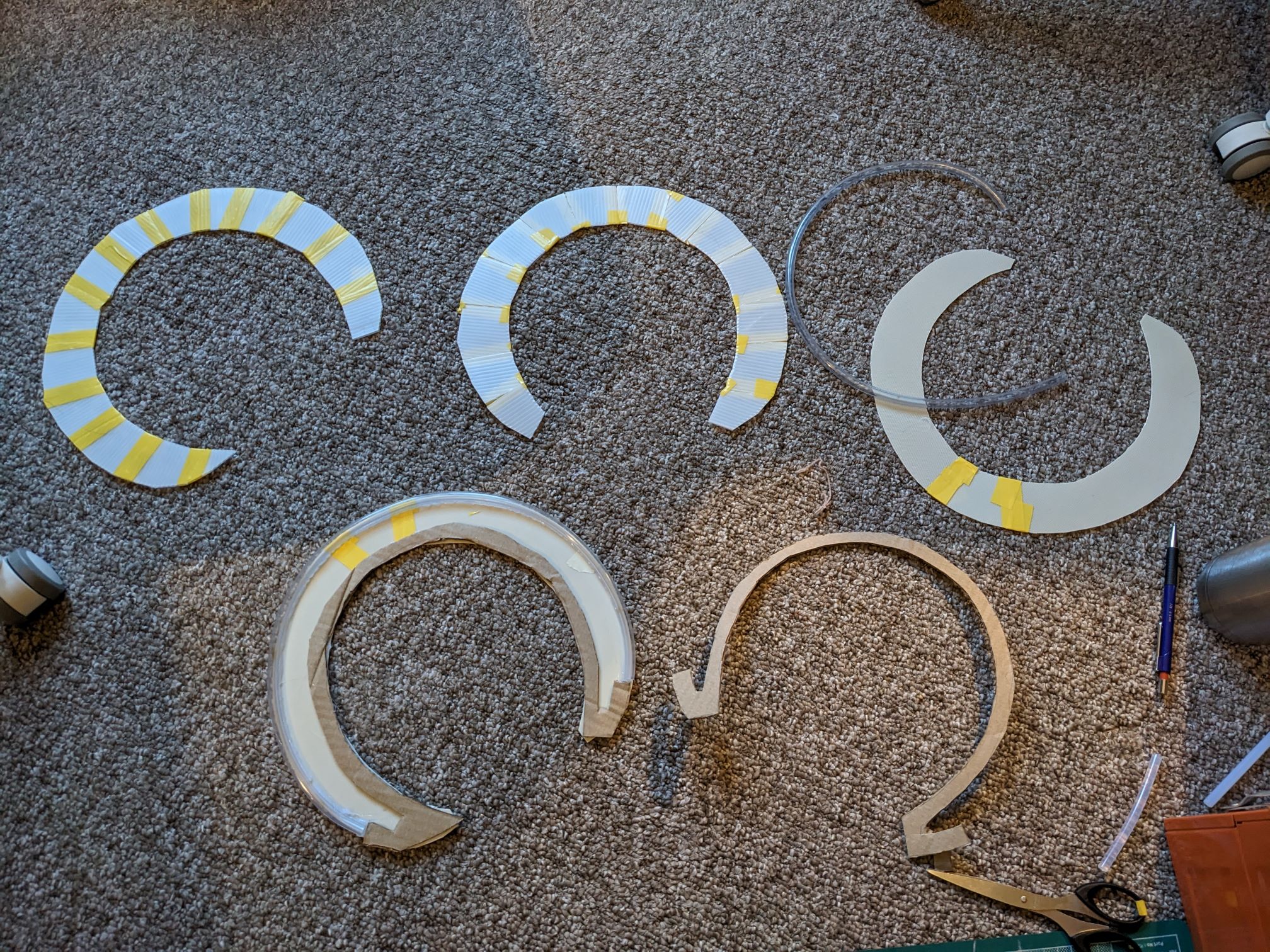 Assembling the beacons