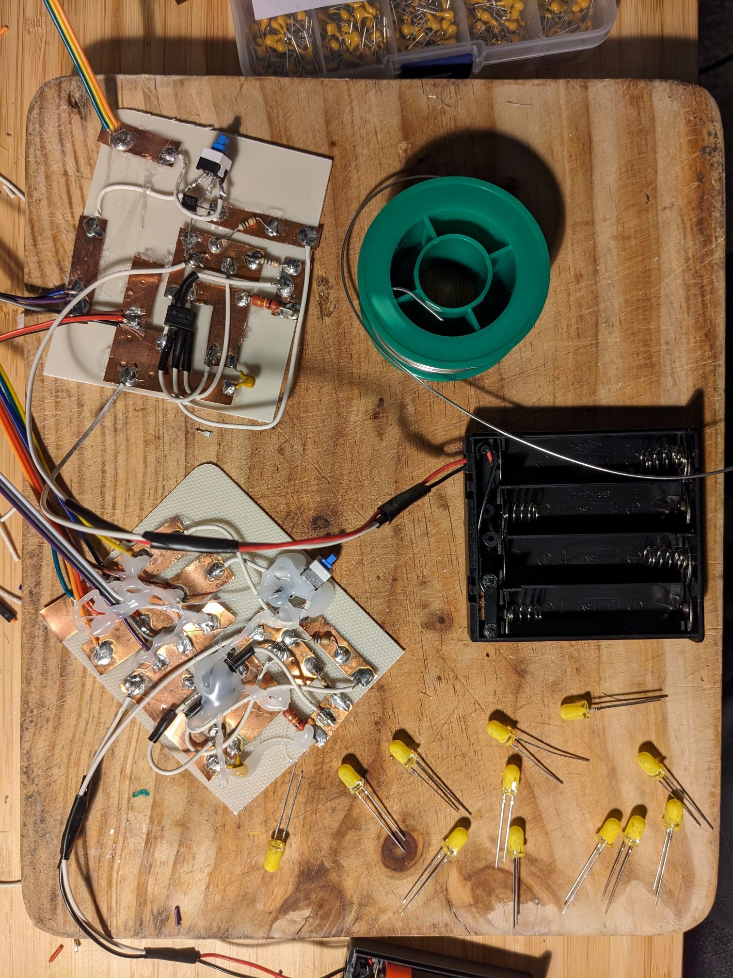glued to backing